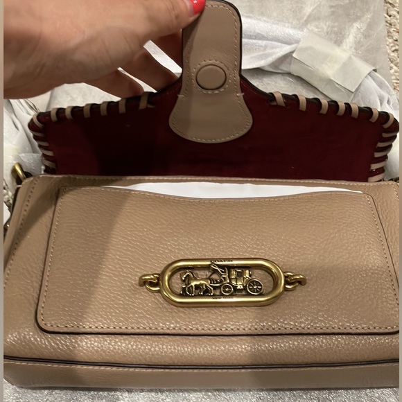 COACH Jade Shoulder Bag With Whipstitch 91025 - Picture 3 of 11